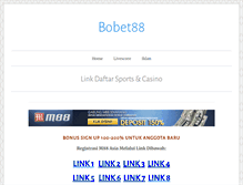 Tablet Screenshot of bobet88.com